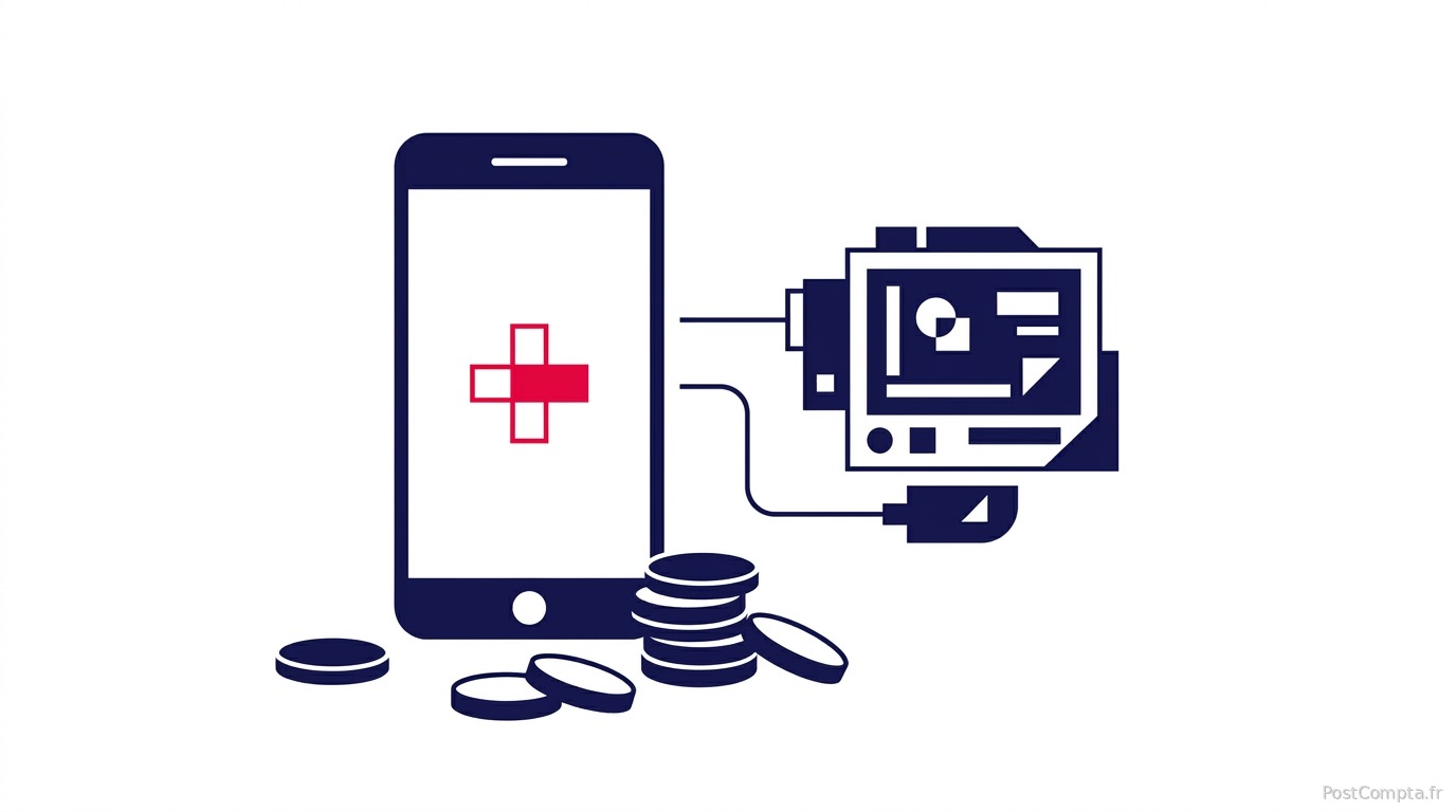 TVA logiciels médicaux et dispositifs connectés en santé
